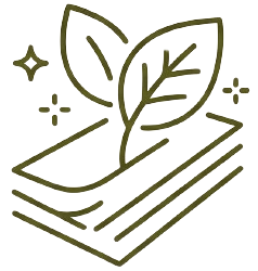 Eco leaf book icon