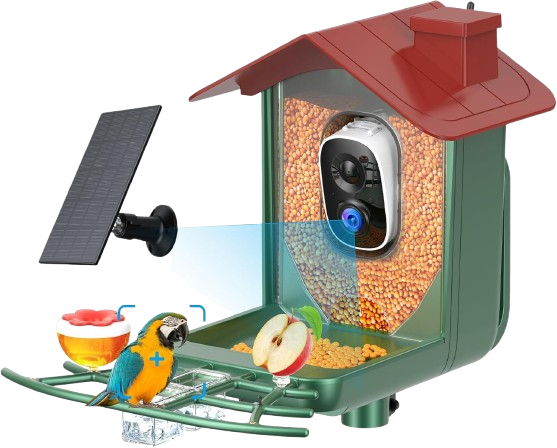 Smart Bird Feeder with Camera Outdoor